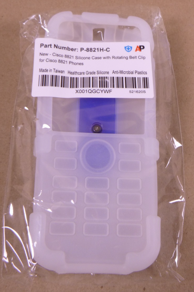 Artisan Power P-8821H-C For Cisco 8821 Silicone Case with Rotating Belt Clip | Industrial MRO Tools and Replacement Industrial Equipment Components