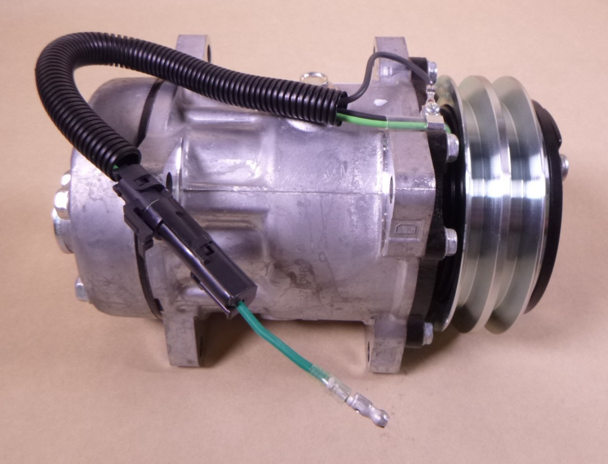 OEM Sanden 4862 HD A/C Compressor 24V , 2-Groove Pulley | Replacement Truck Parts, Trailer Accessories, Automobile Supplies, Car Parts &amp; Accessories