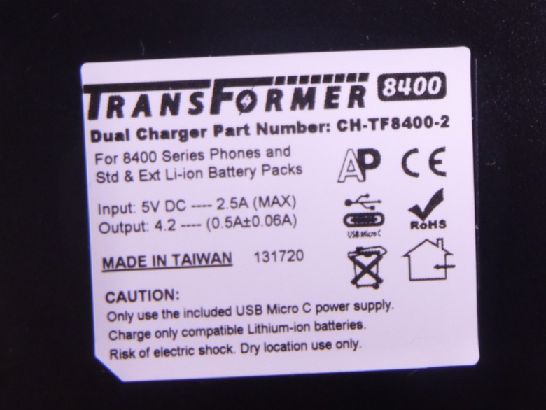 Transformer Dual Charger for Polycom / SpectraLink 8400 & 8440 Series Batteries | Industrial MRO Tools and Replacement Industrial Equipment Components