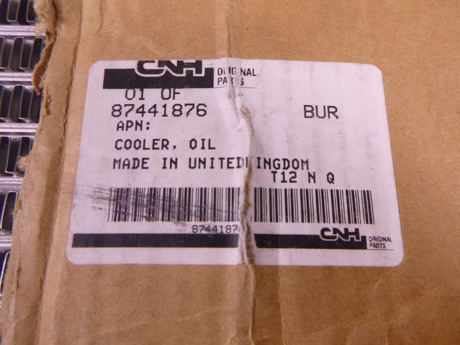 Genuine CNH Case 87441876 Oil Cooler For 580M 580N 586G 588G 590SM 570NXT OEM | Industrial Tractor Parts Supplier and Surplus Tractor Parts &amp; Accessories