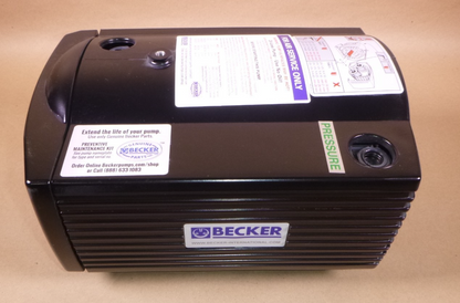 Becker DT4.16/0-06, 3-ph 0.70Kw, Carbon Vane Compressor, 1.2bar and 19m/h | Industrial MRO Replacement Parts, Manufacturing Machine Parts &amp; Components, Heavy Equipment Parts Supplier