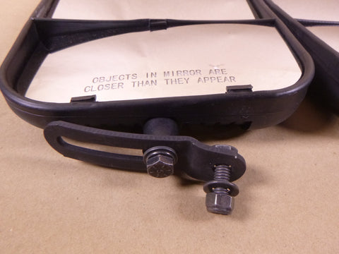 USGI M998 Humvee (LH) Black M32201-1 / (RH) M32201-2 Split Rear View Mirrors *MISSING HARDWARE* | Genuine HMMWV Replacement Parts and Military Surplus Humvee Parts & Accessories