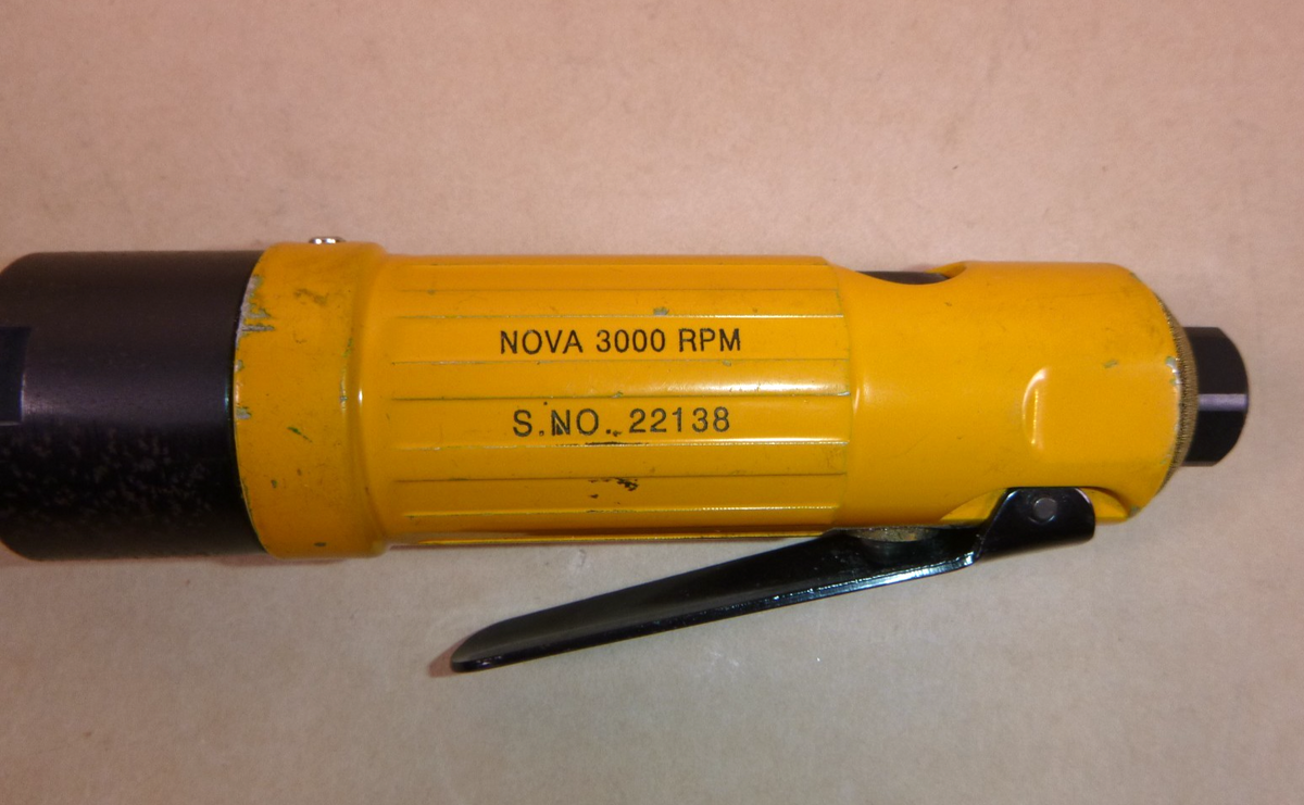 USED Nova 90­º Angle Head with .3 Horsepower Motor Pan American Tool 1/4-28 Drive | Industrial MRO Tools and Replacement Industrial Equipment Components
