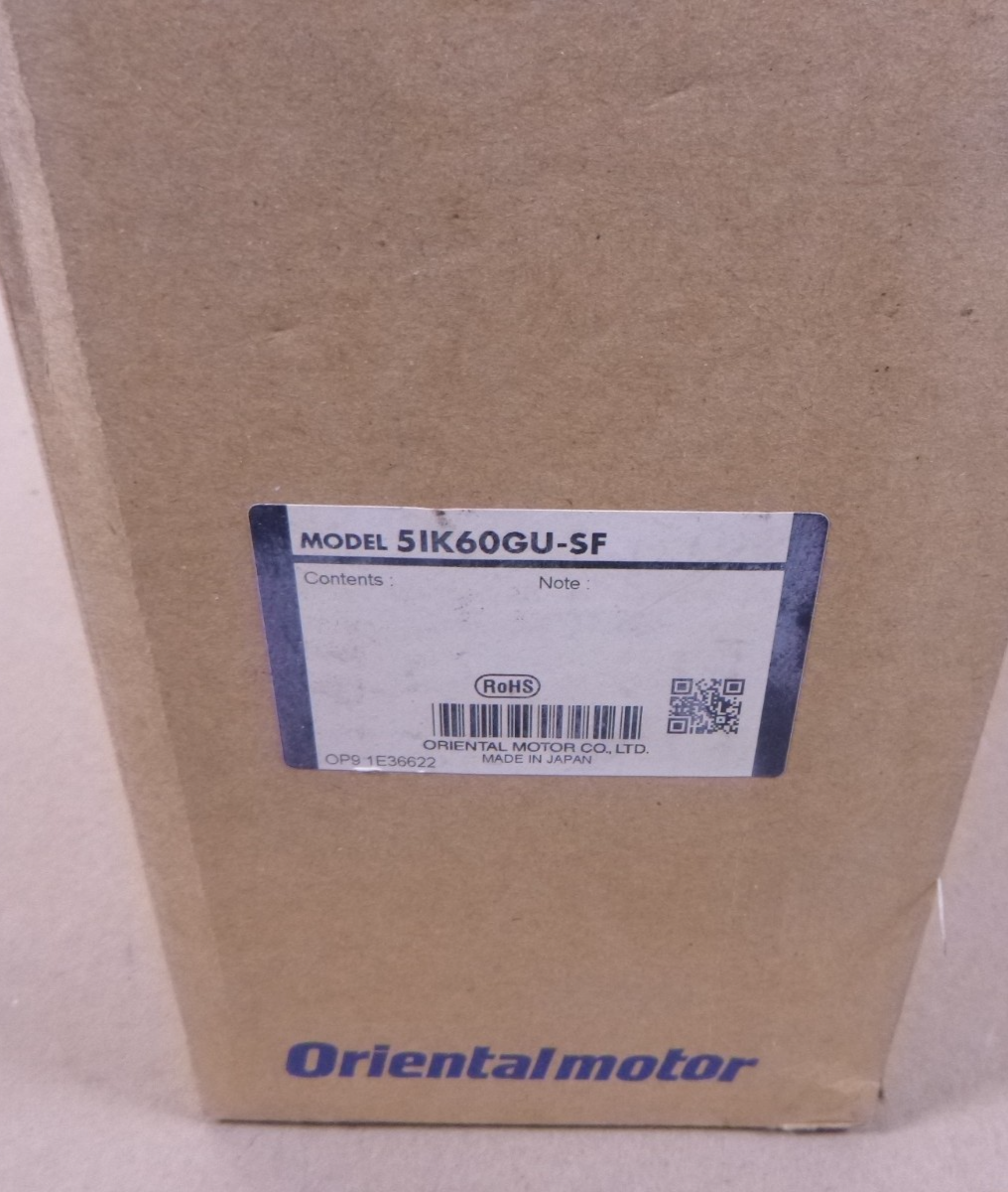 NEW Oriental Motor 5IK60GU-SF Induction Motor 60W 200/220V 50/60HZ 3PH