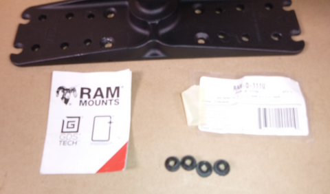 RAM-D-111U Medium Arm Electronic Mount 2.25" Ball W/ Rectangle & Round Plates | Industrial MRO Replacement Parts, Manufacturing Machine Parts & Components, Heavy Equipment Parts Supplier