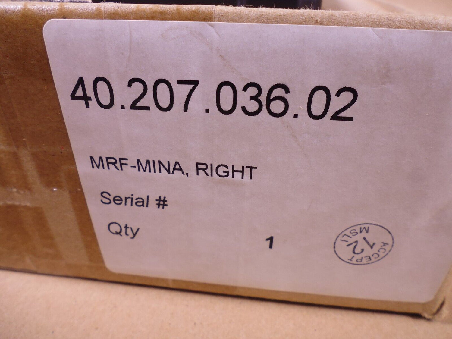 Meyer Sound 40.207.036.02 MRF-MINA Right Rigging Frame Replacement Kit | Electrical MRO Replacement Parts &amp; Components and Commercial Electrical Supplies Company