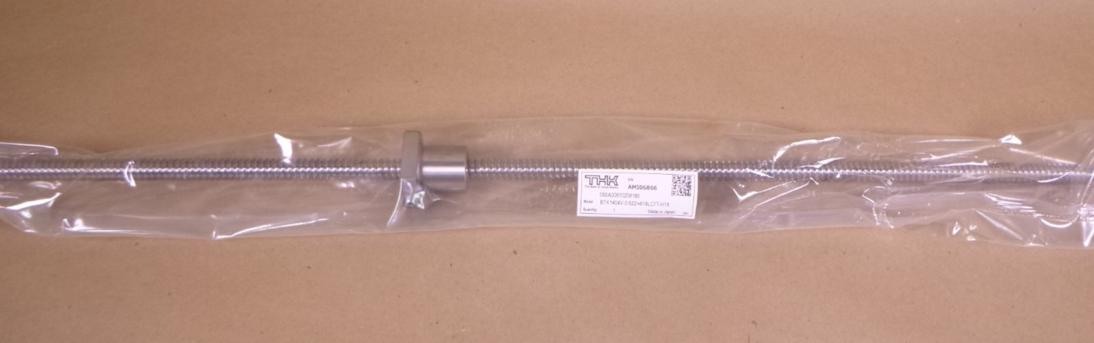 THK BTK1404V-3.6ZZ+818LC7T-H1K Precision Ball Screw , 818mm Long