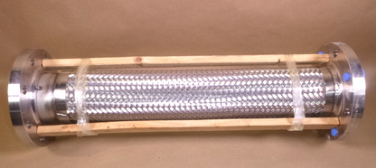 4" x 28" Stainless Steel Expanion Joint Flexible Hose W/ 316L Flanges 150 LB