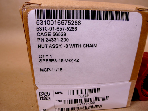 USGI Hercules Nomen Nut Assembly 24331-200, 5310-01-657-5286 | Industrial Replacement Nuts & Bolts Distributor and Machinery Screws & Fasteners Supply