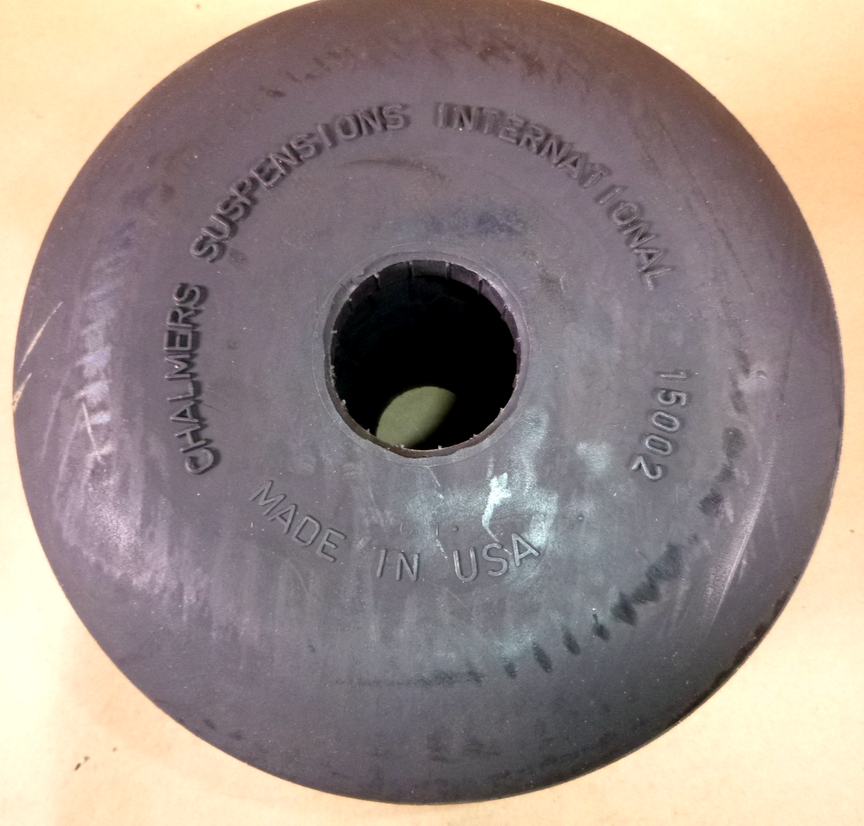 15002, 15002CS1 Chalmers Suspension 8" x 9-1/2" Rubber Load Spring Made in USA | Industrial MRO Replacement Parts, Manufacturing Machine Parts &amp; Components, Heavy Equipment Parts Supplier