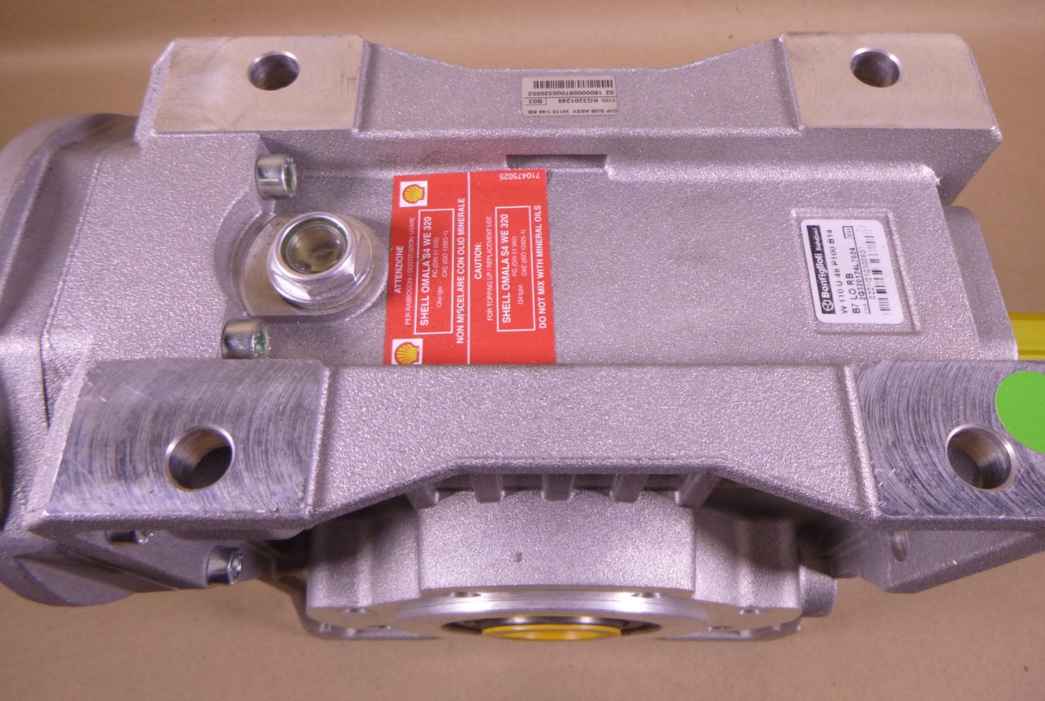 Bonfiglioli W 110 U 46 P100 B14 B7 Worm Gear Gearbox 2G320124L7024 1.00NR | Industrial Electric Motors, Pumps &amp; Parts