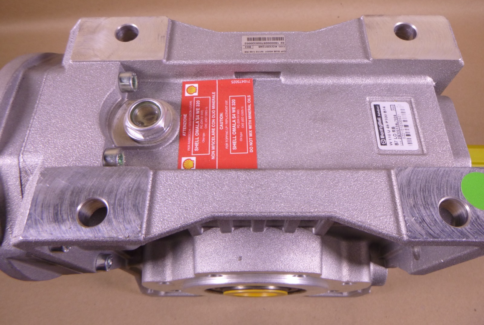 Bonfiglioli W 110 U 46 P100 B14 B7 Worm Gear Gearbox 2G320124L7024 1.00NR | Industrial Electric Motors, Pumps &amp; Parts