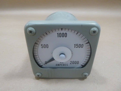 YOKOGAWA A-C AMMETER GAUGE NAVAL VINTAGE 101133LSZZ  , 6625-01-243-3602 