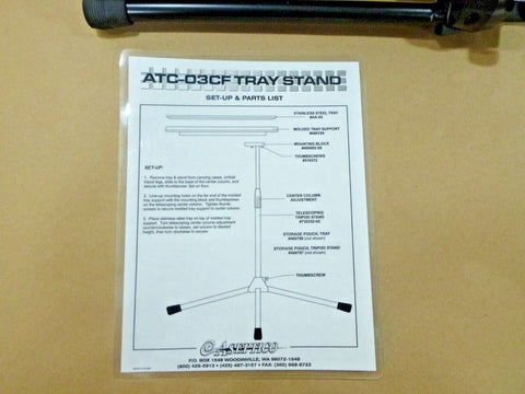 NEW MILITARY ASEPTICO ATC-03CF PORTABLE DENTAL TRAY STAND 6520-01-446-6263 