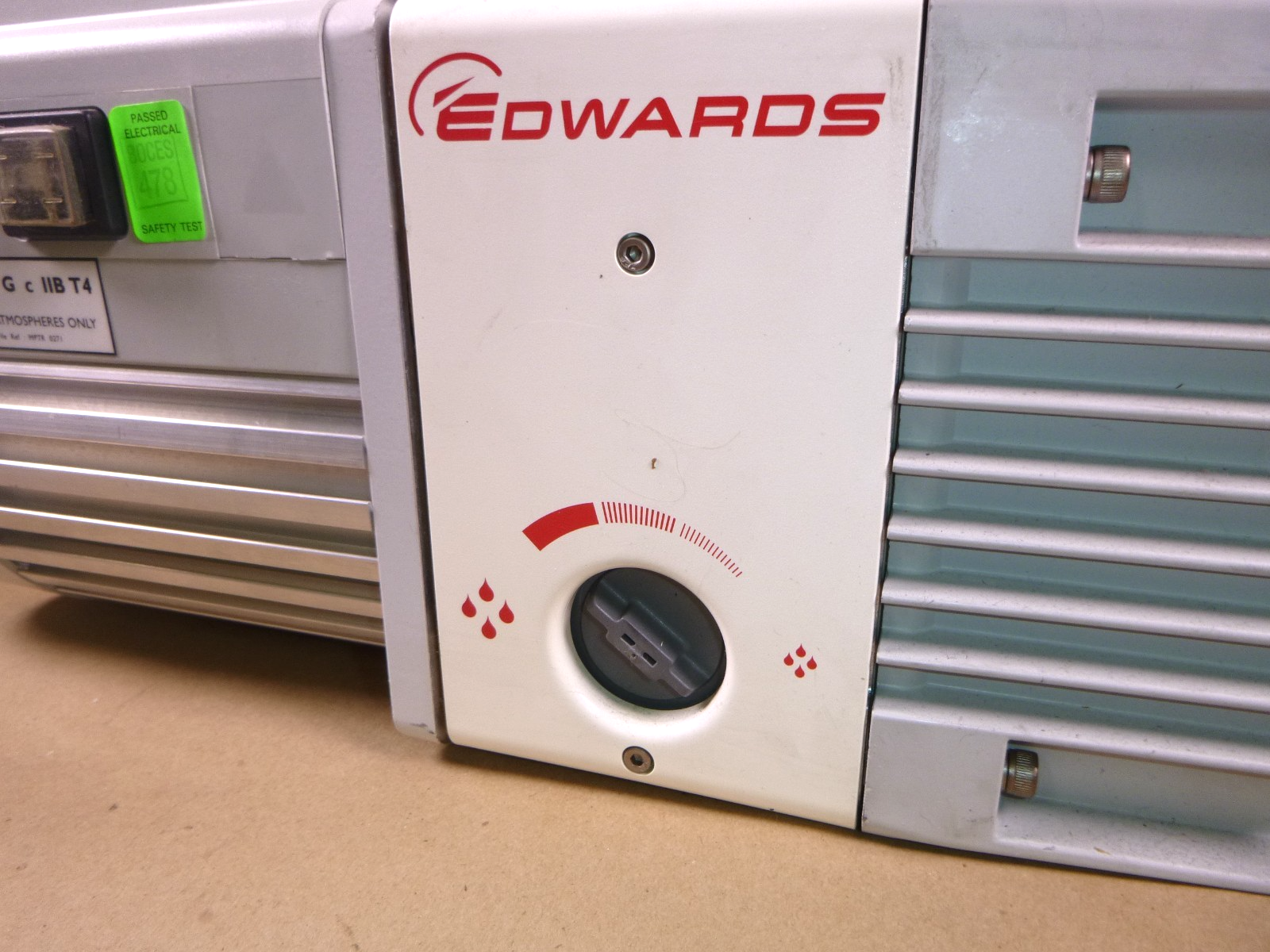 USED Edwards RV3 Rotary Vane Vacuum Pump (Missing The Mounting Base) Single Phase | Industrial Electric Motors, Pumps &amp; Parts