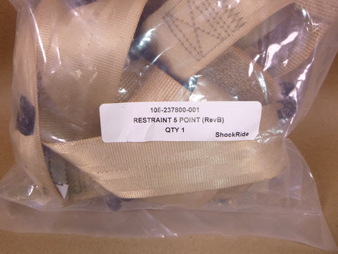 USGI Military Desert Tan Takata Shockride 5 Point Harness Seatbelt Restraint | Replacement Truck Parts, Trailer Accessories, Automobile Supplies, Car Parts & Accessories