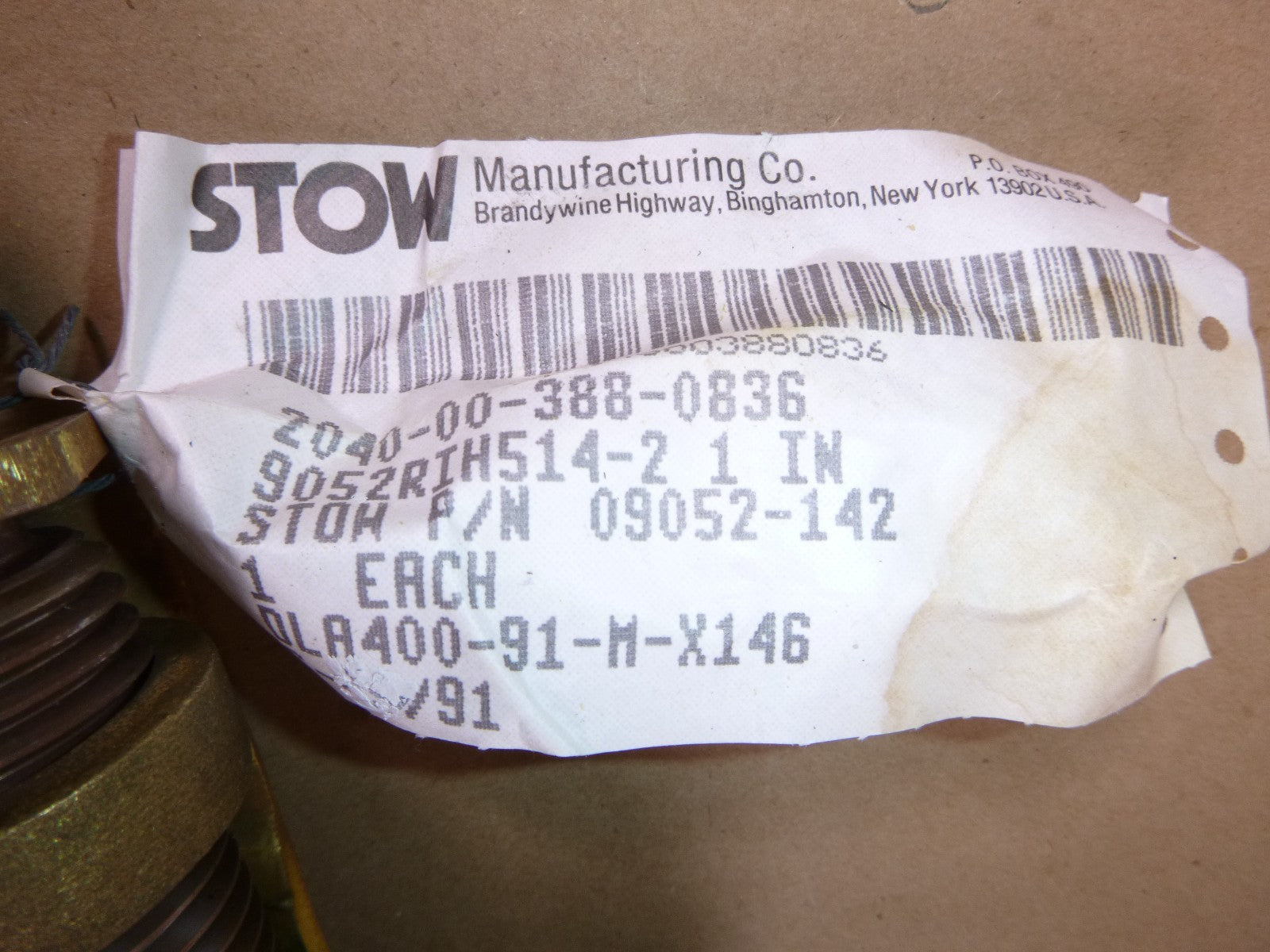 Elliott Mfg Valve Operator 9052-142, 9052 RIH514-2, 2040-00-388-0836 | Industrial MRO Replacement Parts, Manufacturing Machine Parts &amp; Components, Heavy Equipment Parts Supplier