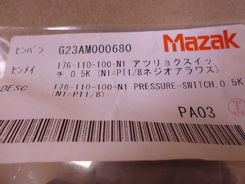 Mazak G23AM000680 QT 400 Chuck Open Close Pressure Switch 176-110-100-N1