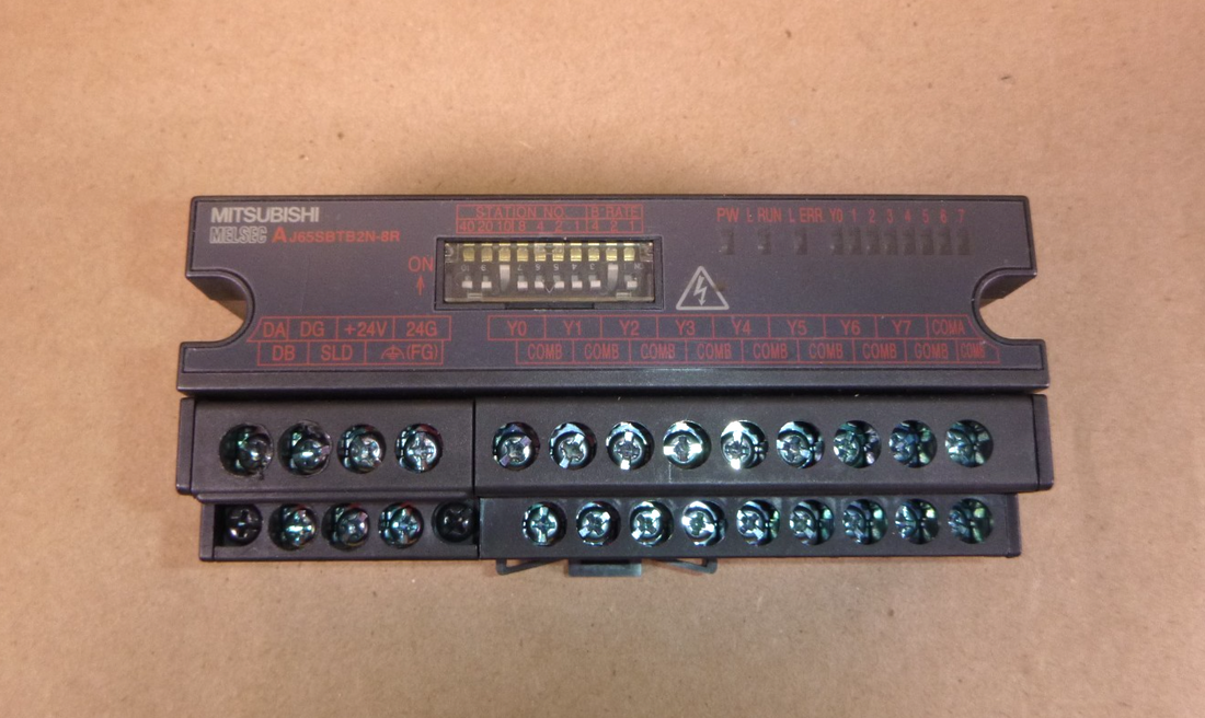 AJ65SBTB2N-8R Mitsubishi MELSEC-A series 8I/O [8DO Output Module CC-Link | Electrical MRO Replacement Parts &amp; Components and Commercial Electrical Supplies Company