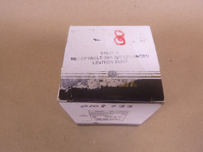 Leviton 2625F, 30 AMP, 250V, 2-pole, 3 wire, Locking Flanged Inlet W/ Grounding | Electrical MRO Replacement Parts &amp; Components and Commercial Electrical Supplies Company