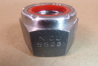 NiCu 1"-8 Nylon Insert Hex Lock Nut Nickle-Copper Monel Marine Duty Lock Nut | Industrial Replacement Nuts &amp; Bolts Distributor and Machinery Screws &amp; Fasteners Supply