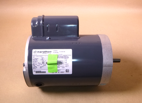 Single Phase 1 HP Marathon Electric Motor 1725 RPM 56C Face Mount 115/230V | Industrial Electric Motors, Pumps & Parts