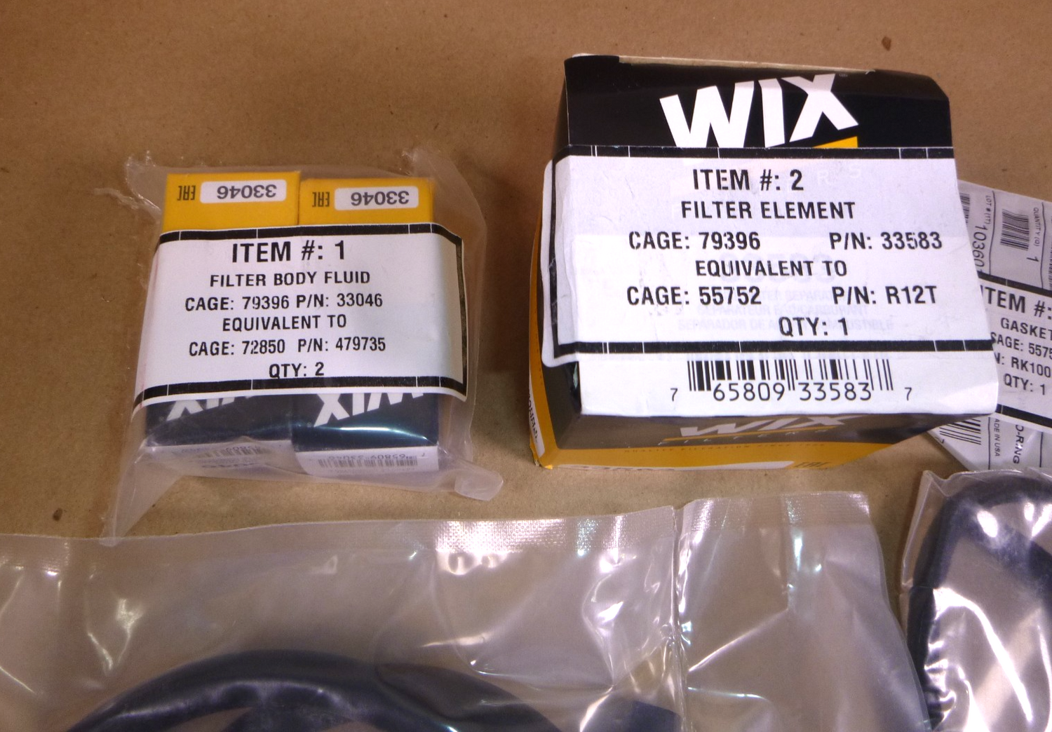MEP-831A &amp; MEP-832A Diesel Engine Service Kit 2815-01-532-9527, DSCC-2815-0029