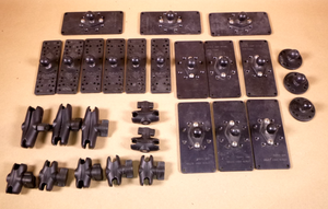 USED (Lot of 37 Pcs.) Ram Mounts Size B 1" Ball Assorted Mounts And Socket Arms | Industrial MRO Replacement Parts, Manufacturing Machine Parts & Components, Heavy Equipment Parts Supplier