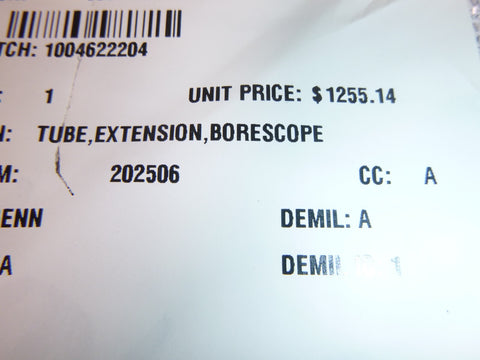 USGI M3 Borescope Extension Tube 11584734, 6650-01-097-3861 | Industrial MRO Tools and Replacement Industrial Equipment Components