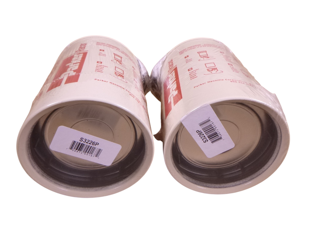 (Lot Of 2) Parker S3226P Racor Fuel Filter Water Separator 30-Micron | Replacement Truck Parts, Trailer Accessories, Automobile Supplies, Car Parts &amp; Accessories