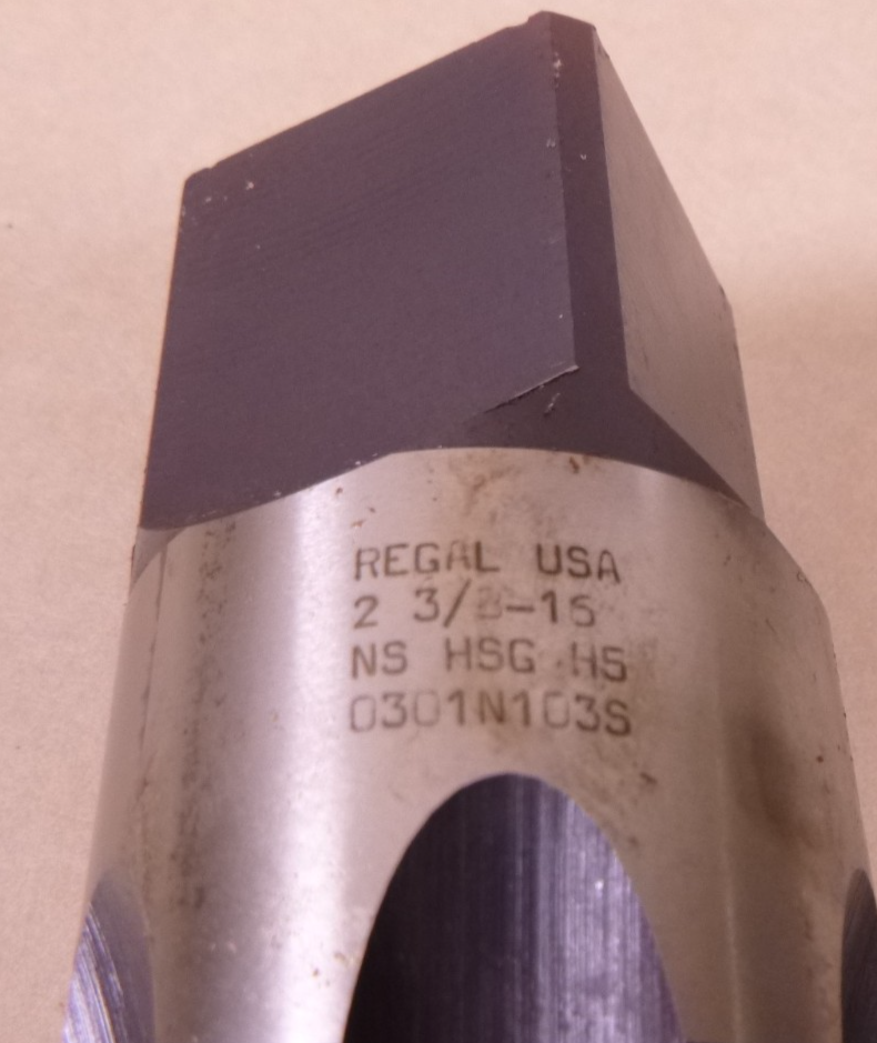 Regal 014046AS 2-3/8-16 NS H5 Bottoming Hand Tap 6-Flute HSG