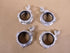 1-1/4" Inch Insulated Grounding Bushing Steel Aluminum Lug 4-14 (4 Piece Lot) | Industrial Replacement Nuts & Bolts Distributor and Machinery Screws & Fasteners Supply