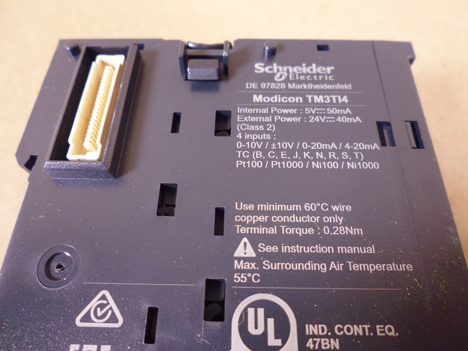 NEW Schneider TM3TI4 Module TM3-4 Inputs Temperature TM3 Modicon | Electrical MRO Replacement Parts &amp; Components and Commercial Electrical Supplies Company