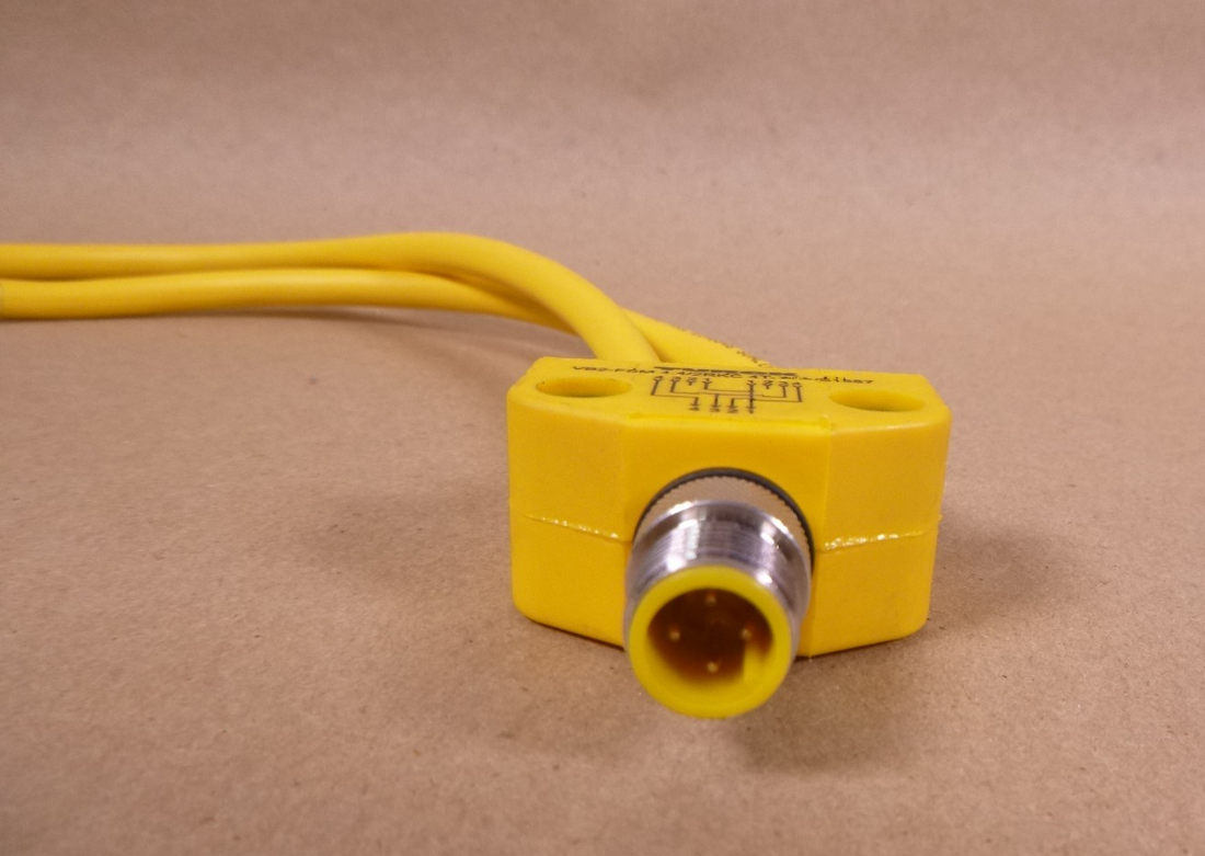 USED Turck , U-03314 , VB2-FSM 4.4/2RKC 4T -0.3/0.3/S1587 4-Pin Splitter M12 | Electrical MRO Replacement Parts &amp; Components and Commercial Electrical Supplies Company