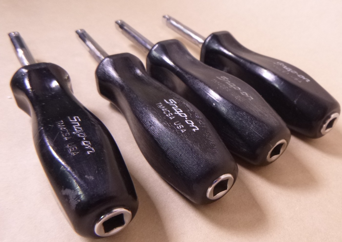 USED 4x Snap-on 1/4" Drive 6" Black Hard Grip Socket Driver Handle Extension TM4CSA | Industrial MRO Tools and Replacement Industrial Equipment Components