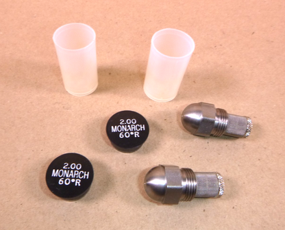 Monarch 2.00 60 Degree R Solid Cone Oil Burner Nozzle (Lot of 2) New Surplus | Industrial MRO Replacement Parts, Manufacturing Machine Parts &amp; Components, Heavy Equipment Parts Supplier