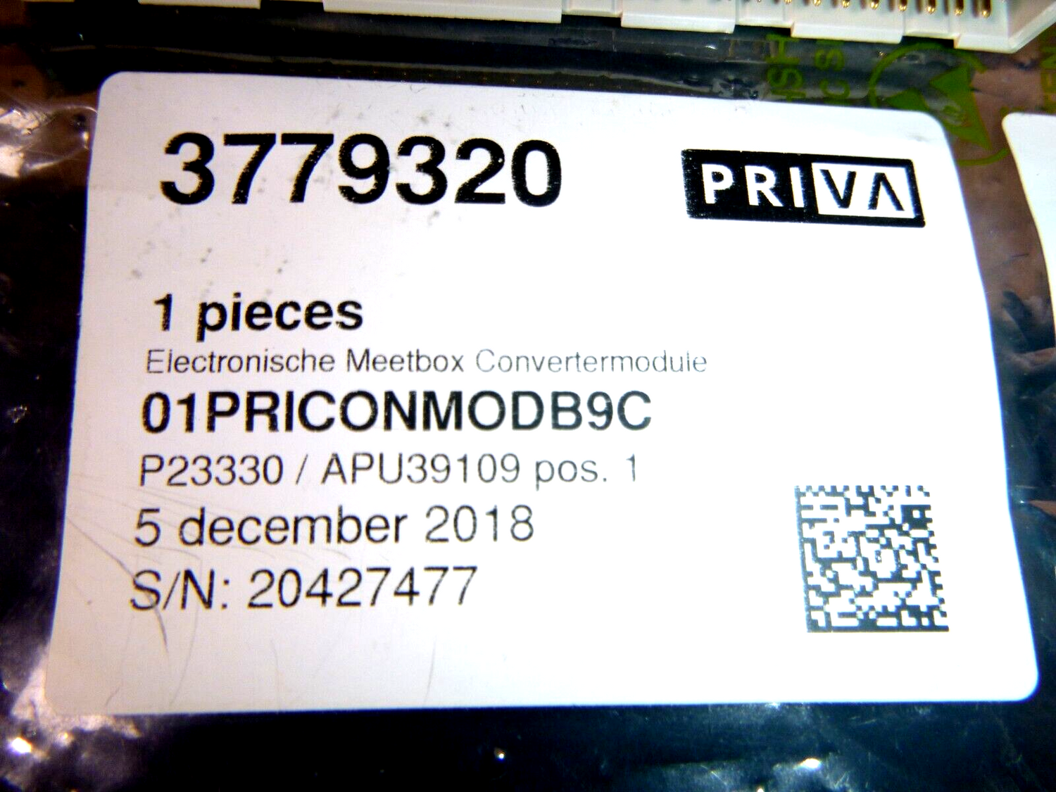 Priva 3779320 Electronic Weather Box Interface Module Version 2.1 | Electrical MRO Replacement Parts &amp; Components and Commercial Electrical Supplies Company