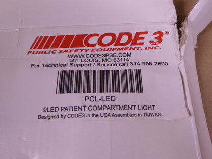 Code3 PCL-LED Patient Compartment Light, 9" Round, 12V, Fits 7.5" Cutout | Replacement Truck Parts, Trailer Accessories, Automobile Supplies, Car Parts &amp; Accessories