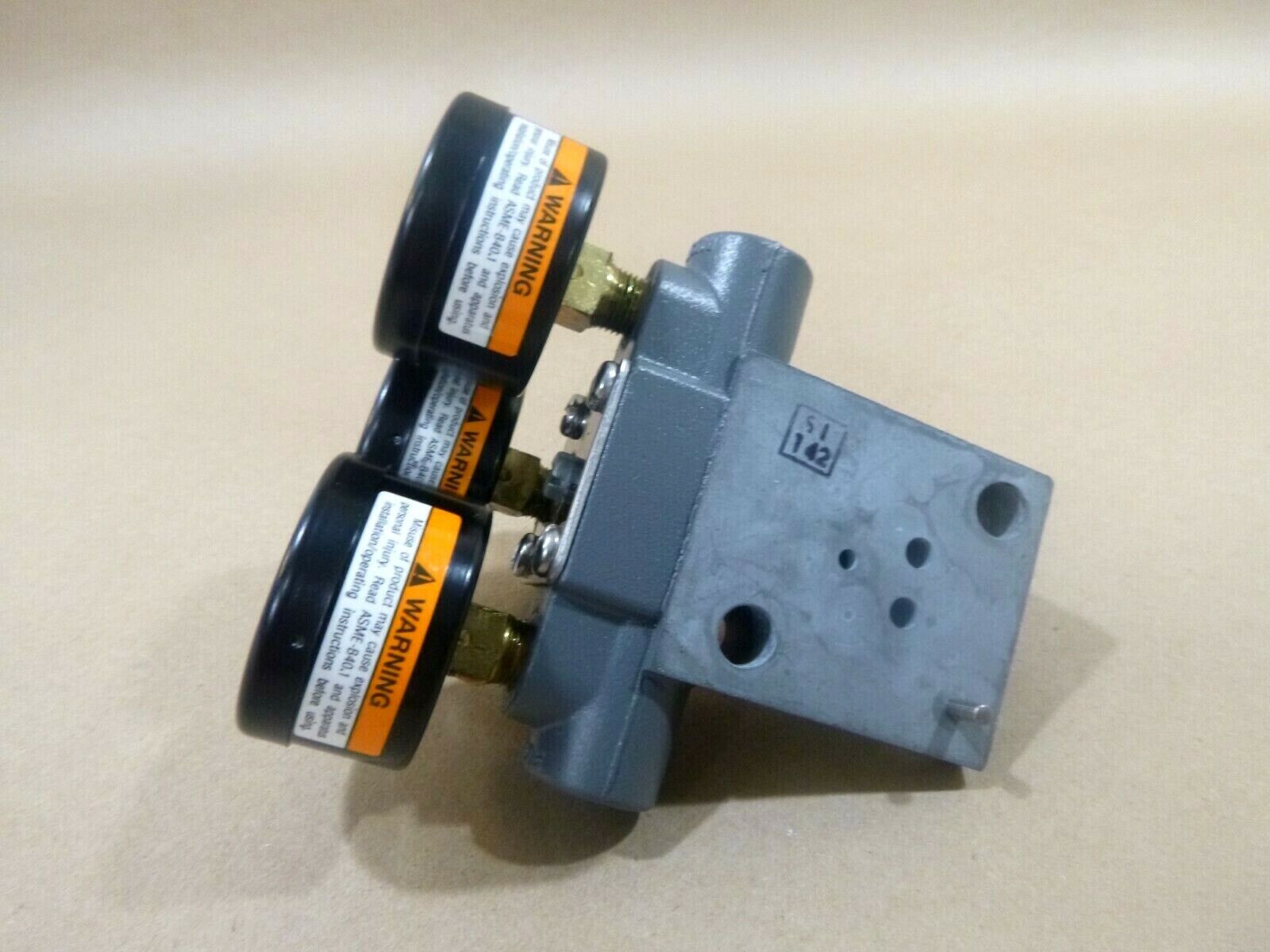 Siemens Moore 14099-38 Bellows Type Pilot Model 71/72 Valve Positioner W/ Gauges | Industrial MRO Replacement Parts, Manufacturing Machine Parts &amp; Components, Heavy Equipment Parts Supplier