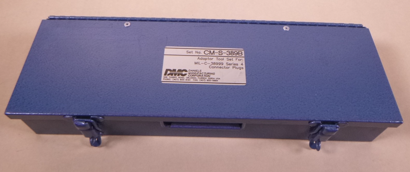 (10PC SET) DMC Daniels CM-S-389B Adaptor Tool Set MIL-C-3899 Ser 4 Plugs
