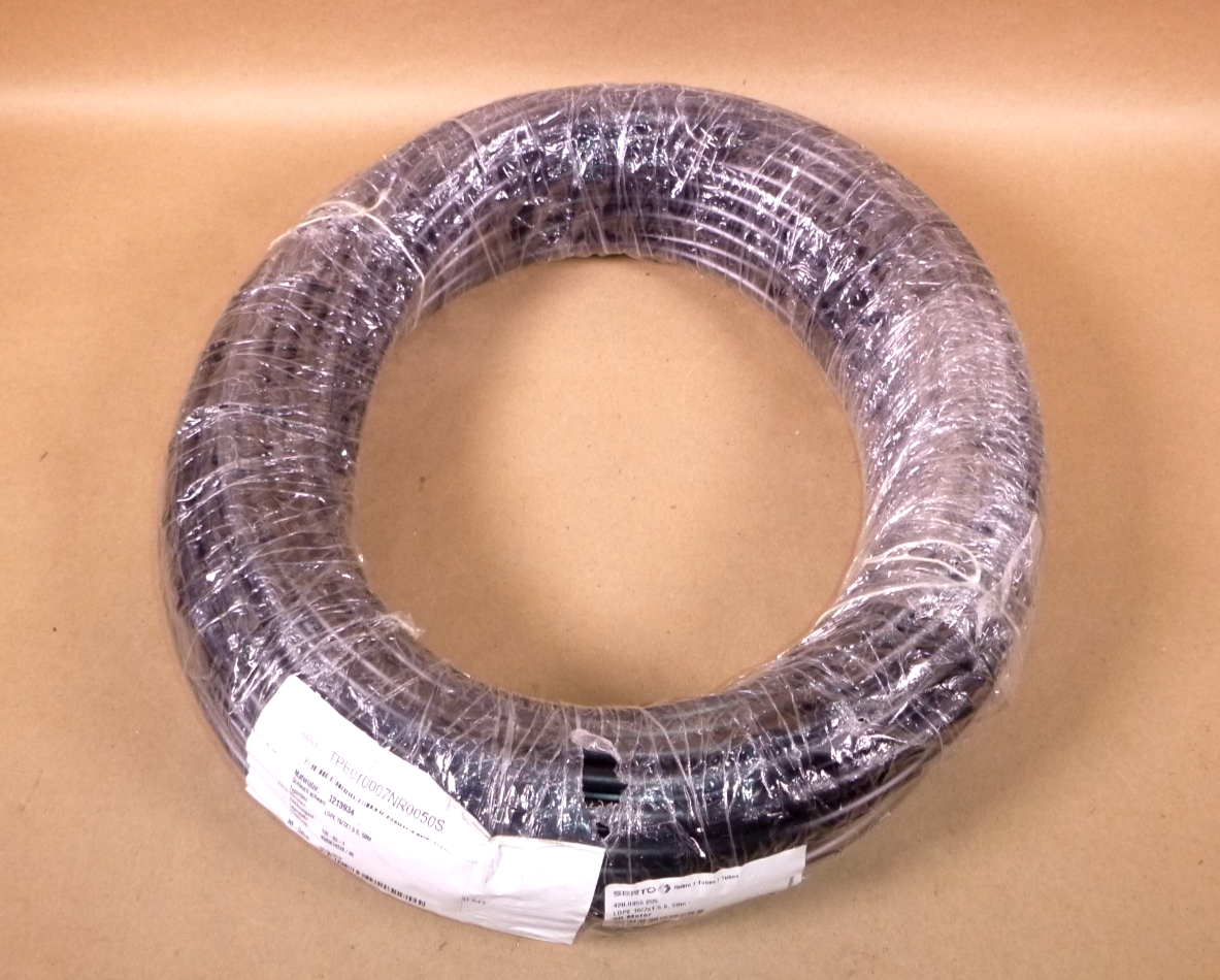 10 mm OD x 7 mm ID x 1.5 mm Wall Black Polyethylene Tubing (164 Foot Coil) LDPE | Industrial MRO Replacement Parts, Manufacturing Machine Parts &amp; Components, Heavy Equipment Parts Supplier