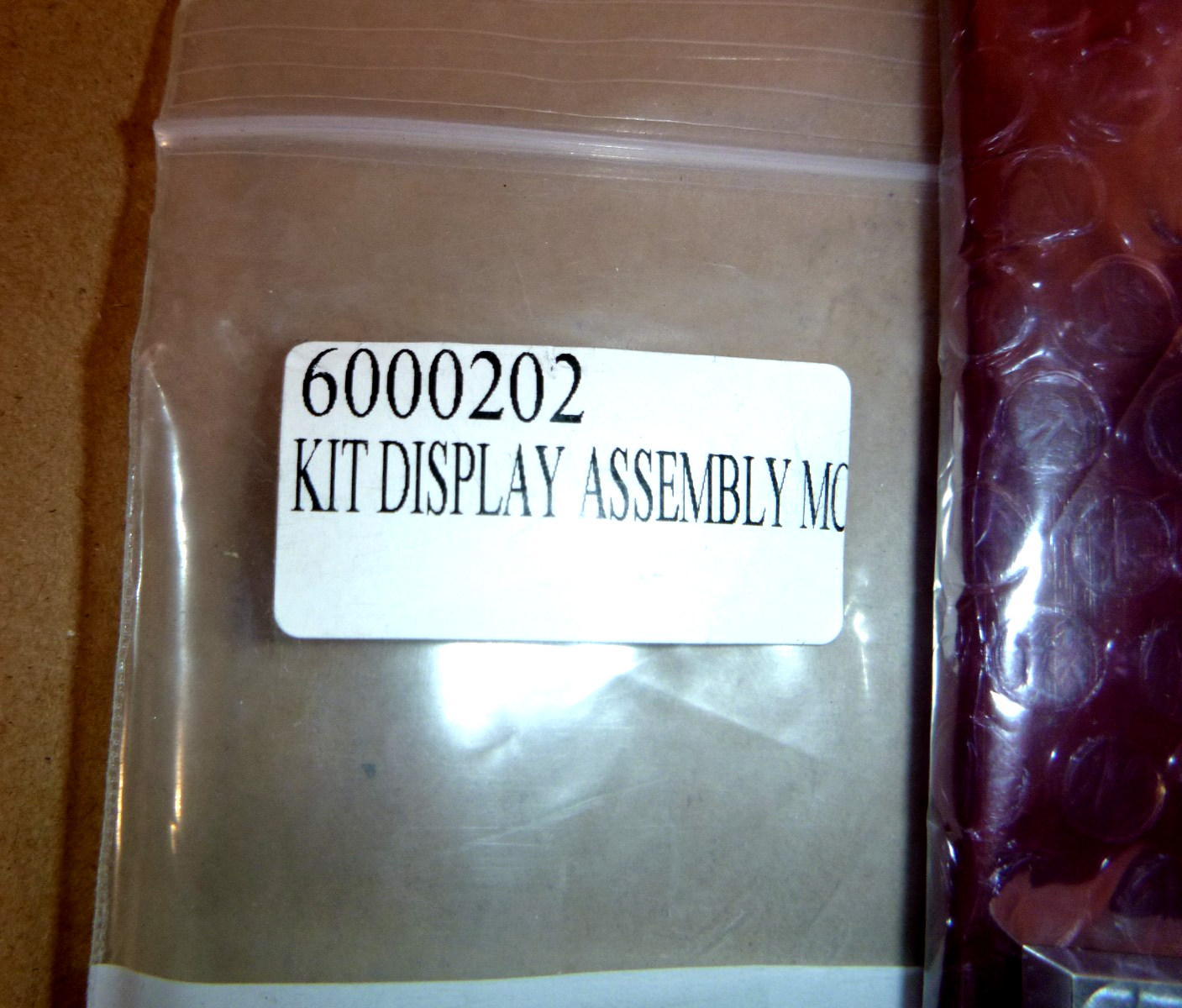 6000-202 Foxjet MCA IV Display Assembly Kit