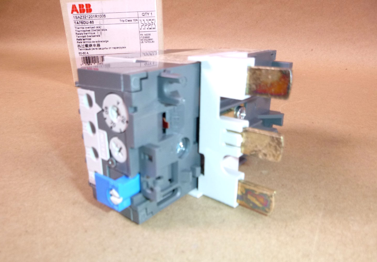 ABB TA75DU-80M Thermal Overload Relay | Electrical MRO Replacement Parts &amp; Components and Commercial Electrical Supplies Company
