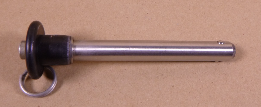 1/2" x 3-1/2" Grip 17-4 Stanless Steel Ball Lock Quick Release Pin MS17984C835 | Industrial Replacement Nuts &amp; Bolts Distributor and Machinery Screws &amp; Fasteners Supply