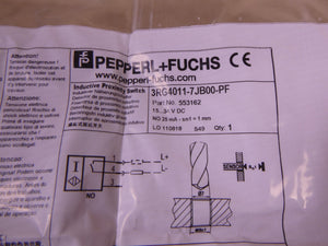 3RG4011-7JB00-PF Pepperl+Fuchs Inductive Sensor Proximity Switch 553162 15-34VDC