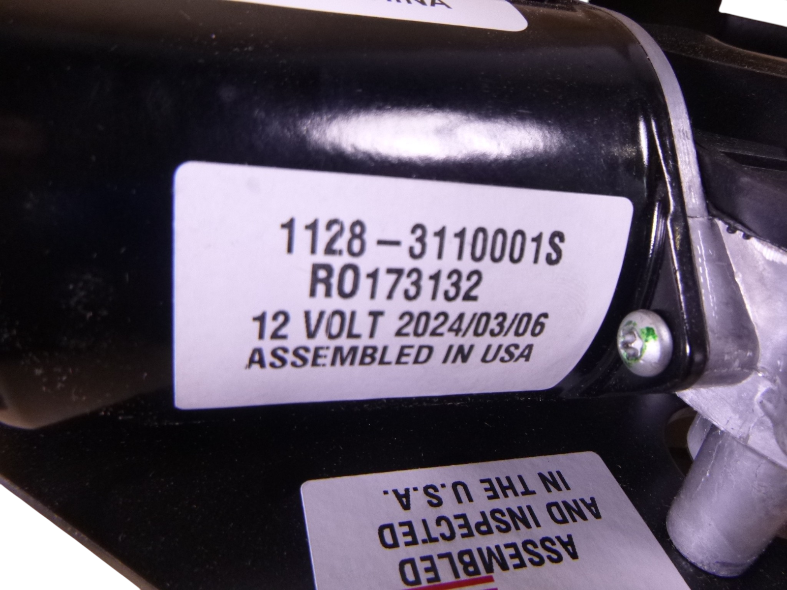 M915A3 M915A4 Winshield Wiper Motor A22-45492-000 12V , 2540-01-479-1522