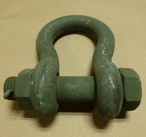 M998 M939 FMTV MAXXPRO MILITARY TOW SHACKLE 1-3/8" , 21 TON