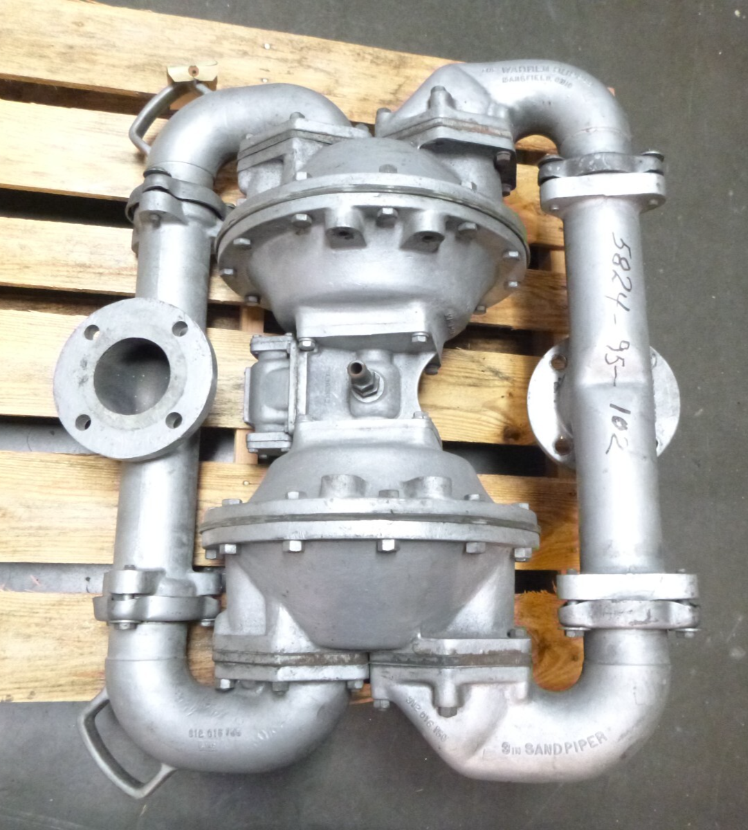 3" Warren Rupp / SandPiper Model SA3-A Aluminum Diaphragm Pump Type DA-3 | Industrial Electric Motors, Pumps &amp; Parts