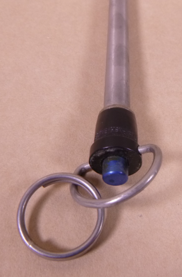 3/8" Shank x 4" Grip Length 17-4 Stainless Steel Ball Lock Quick Release Pin USA