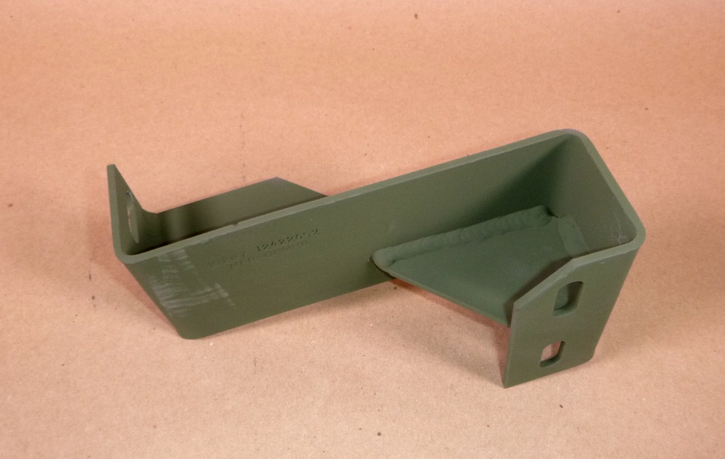 USGI FMTV / LMTV Hydraulic Reservoir Support Bracket 12422552, 5340-01-491-0518 | Genuine FMTV Replacement Parts, LMTV Parts For Sale and Military Surplus Medium Tactical Vehicle Parts & Components